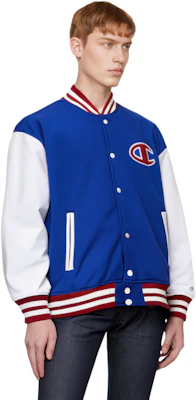 Champion FW22 Fleece Lined Logo Print Jacket Unisex Warm Casual Sportswear C2-W003 Shop Champion FW22 Fleece Lined Logo Print Jacket Unisex Warm Casual Sportswear C2-W003