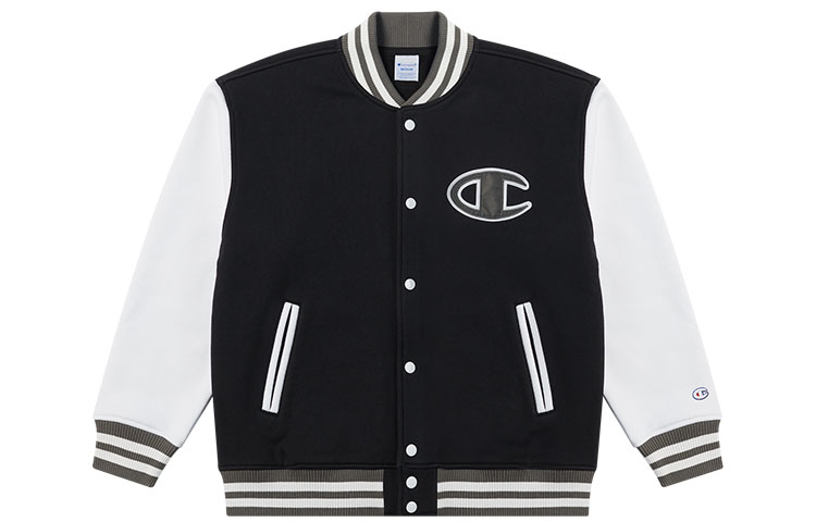 Purchase Champion FW22 Fleece Lined Logo Print Jacket Unisex Warm Casual Sportswear C2-W003