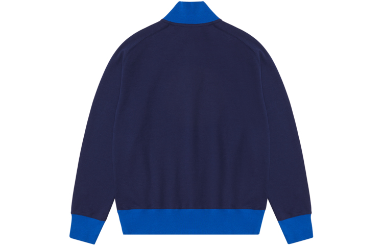 Lookbook Champion FW22 Golf Colorblock Zip-Up Navy Sweatshirt Unisex Japan Edition C3-WG406