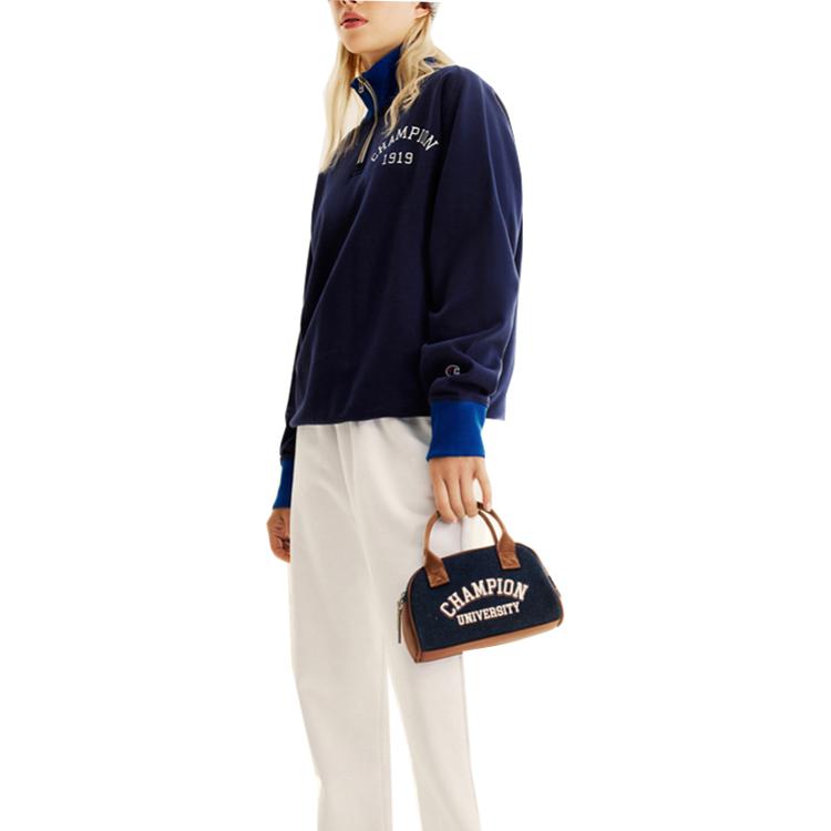 Sizing Champion FW22 Golf Colorblock Zip-Up Navy Sweatshirt Unisex Japan Edition C3-WG406