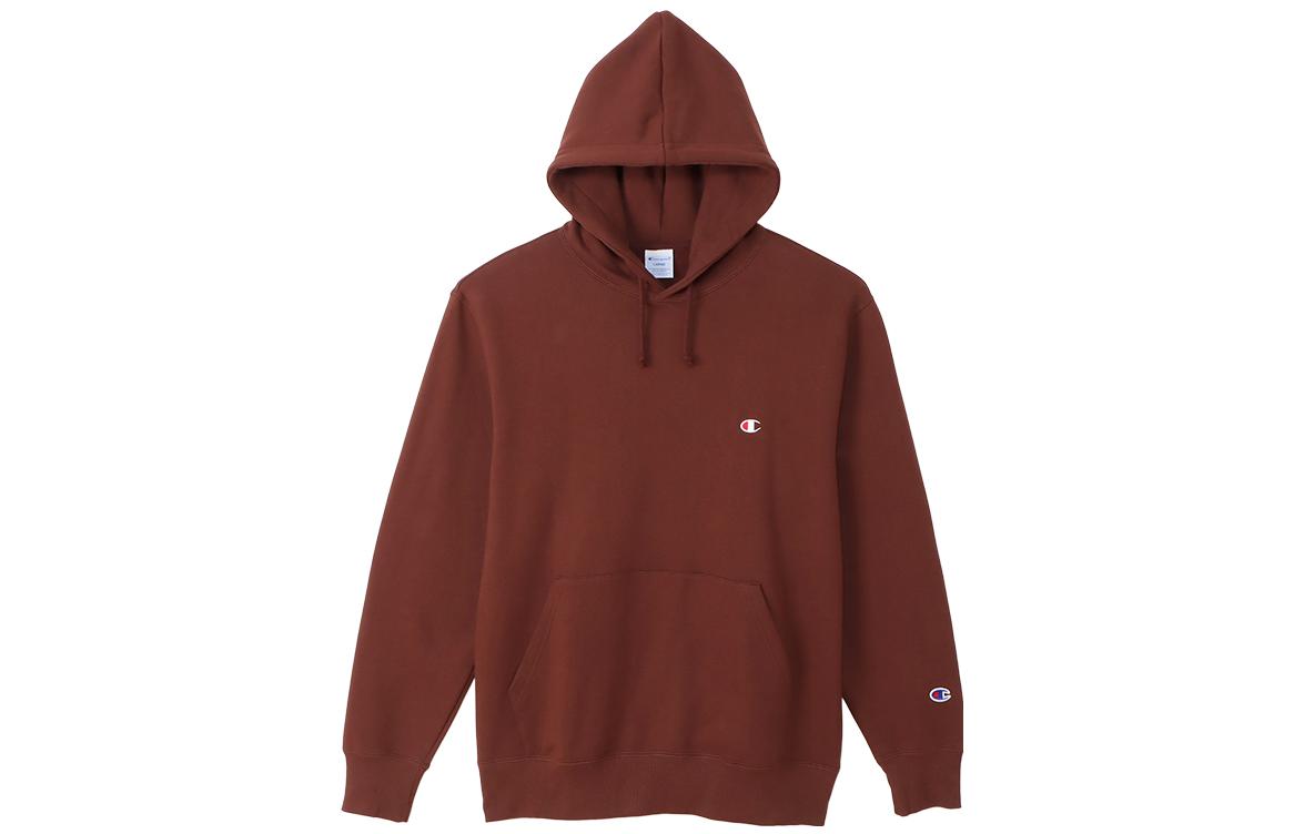 Champion FW22 Japanese Pullover Hoodie with Front Embroidered Logo C3-W101