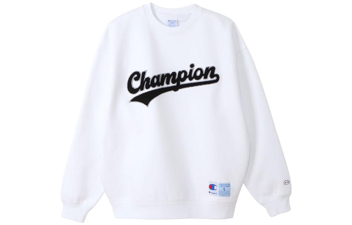 Champion FW22 Letter Logo Crewneck Pullover Sweatshirt C3-W029