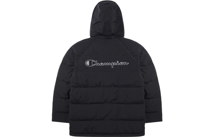 Lookbook Champion 2022秋冬款男女同款标志印花羽绒夹克. UM-WDJ01