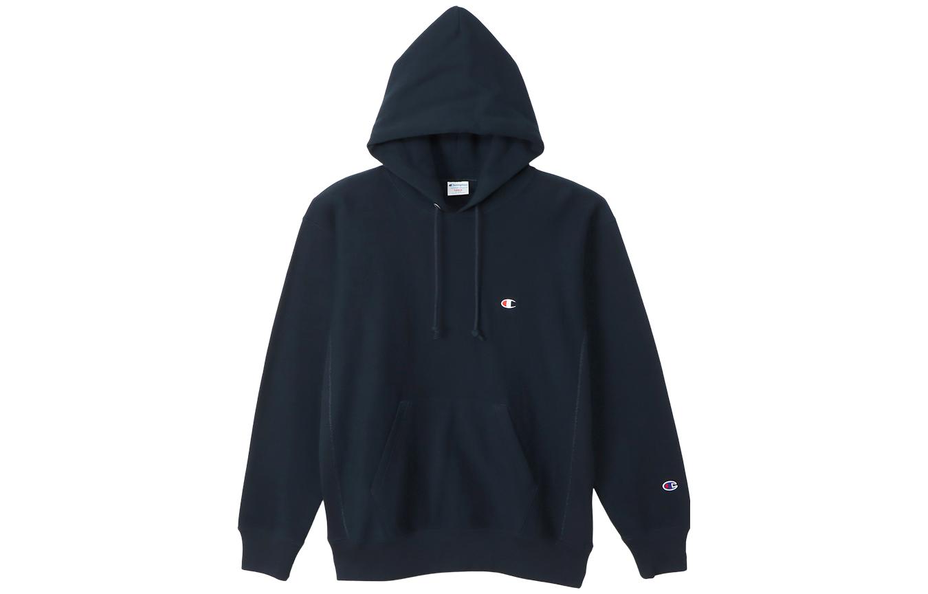 Champion FW22 Plain Hoodie with Logo Pattern C3-W116