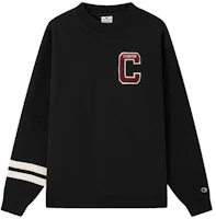 Champion FW22 Rochester Oversized Classic Logo Fleece Sweatshirt Unisex Euro Fit EM-WSW04 Champion FW22 Rochester Oversized Classic Logo Fleece Sweatshirt Unisex Euro Fit EM-WSW04