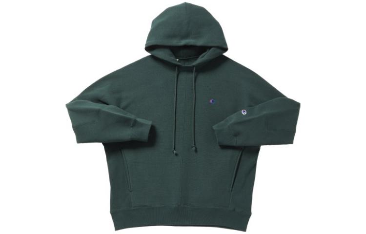 Order Champion FW22 Small C-Logo Fleece Hoodie, Japanese Version, Unisex Pullover. C8-W133