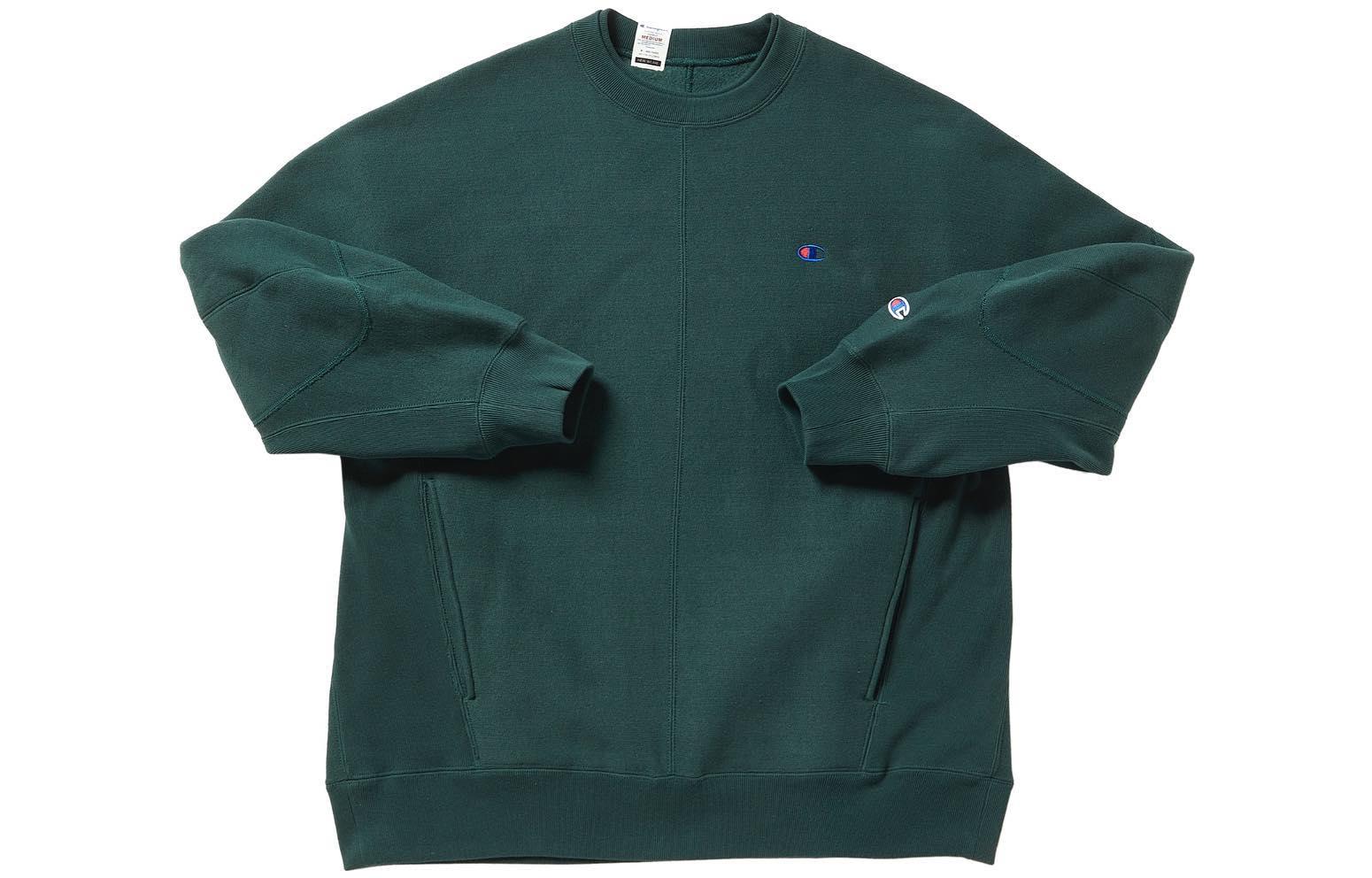 Champion FW22 Small C-Logo Thick Pullover Sweatshirt Unisex Japan Version. C8-W047