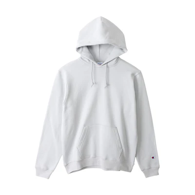 Champion FW22 Solid Logo Patch Drawstring Hoodie Unisex C5-P101