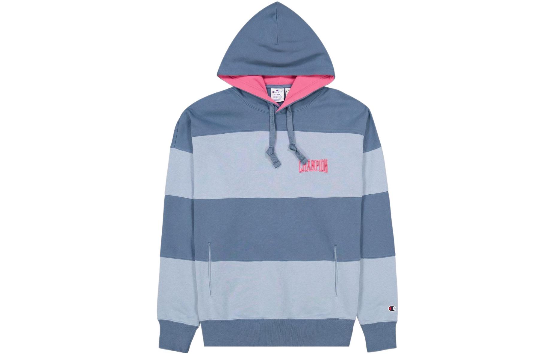 Champion FW22 Striped Long-Sleeve Hoodie 217173
