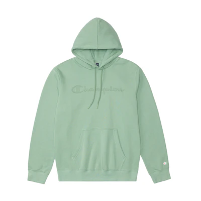 Champion FW22 Thick Fleece Hoodie with Cursive Logo Embroidery Unisex EM-WSW15
