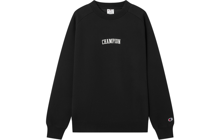Champion FW22 Thick Fleece Raglan Sweatshirt Small C-Logo Unisex Couple Style EM-WSW03
