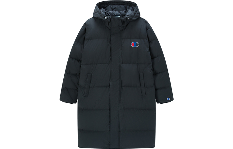 Champion FW22 US Life Solid Color Letter Pattern Hoodie Down Jacket Unisex Loose Fit UU-WDJ02