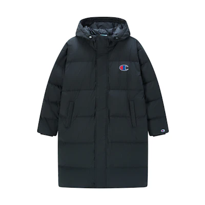 Champion FW22 US Life Solid Color Letter Pattern Hoodie Down Jacket Unisex Loose Fit UU-WDJ02