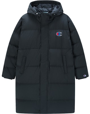 チャンピオン FW22 USライフ 無地ロゴパターンフーディー ダウンジャケット 男女兼用 ルーズフィット UU-WDJ02 Sizing チャンピオン FW22 USライフ 無地ロゴパターンフーディー ダウンジャケット 男女兼用 ルーズフィット UU-WDJ02