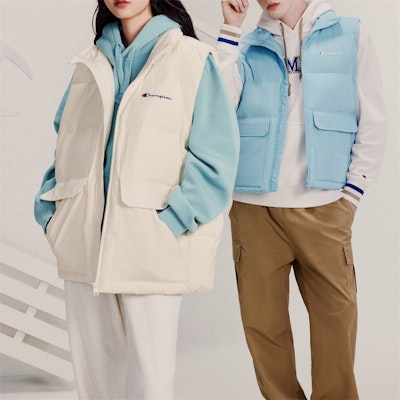 챔피언 FW23 라이프 시리즈 헤비웨이트 자수 로고 패딩 베스트. UM-YDJ02 Sizing 챔피언 FW23 라이프 시리즈 헤비웨이트 자수 로고 패딩 베스트. UM-YDJ02