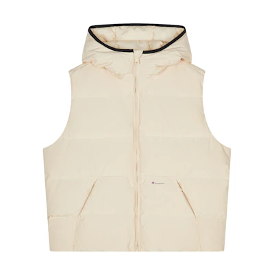 Champion FW23 Life Series Logo Print Hooded Sleeveless Down Vest Unisex UM-YDJ01