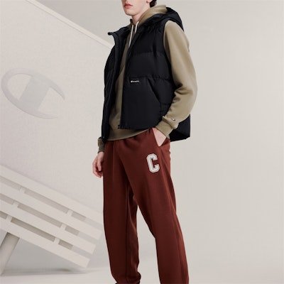 Champion FW23 Life Series Logo Print Hooded Sleeveless Down Vest Unisex UM-YDJ01 Shop Champion FW23 Life Series Logo Print Hooded Sleeveless Down Vest Unisex UM-YDJ01