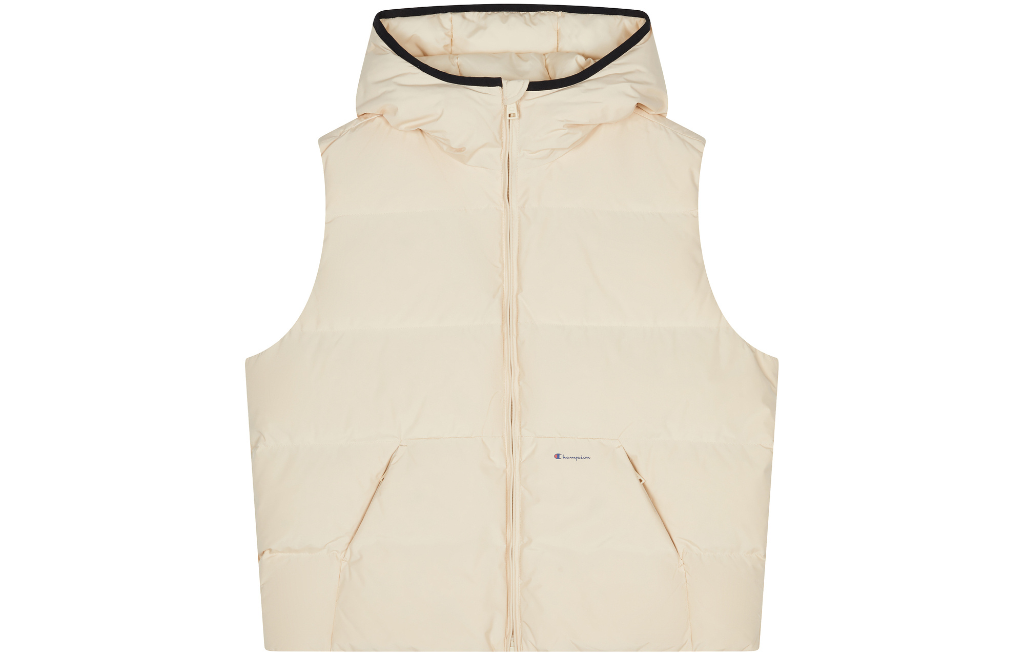 Sizing Champion FW23  Life Series Logo Print Hooded Sleeveless Down Vest Unisex UM-YDJ01