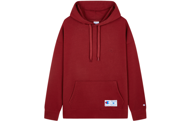 Champion FW23 Action Style Fleece Embroidered C-Logo Pullover Hoodie Unisex Japan C3-Y135