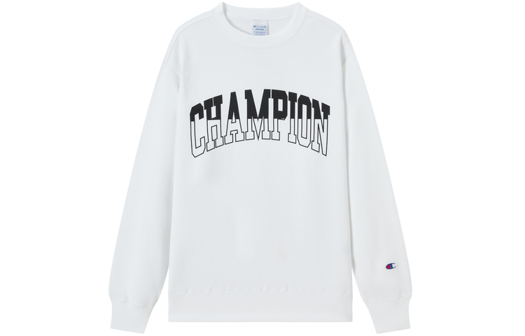 Champion FW23 Basic Logo Print Pullover Unisex Sweatshirt (Japan Edition) C3-Y024