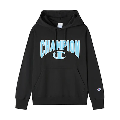 Champion FW23 Basic Pullover Sweatshirt Colorblock Logo Print Unisex Japan Edition C3-Y120