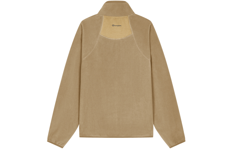 Lookbook Champion FW23 Jaket Fleece Half-Zip Hitam Unisex Edisi Jepang Casual C3-Y022