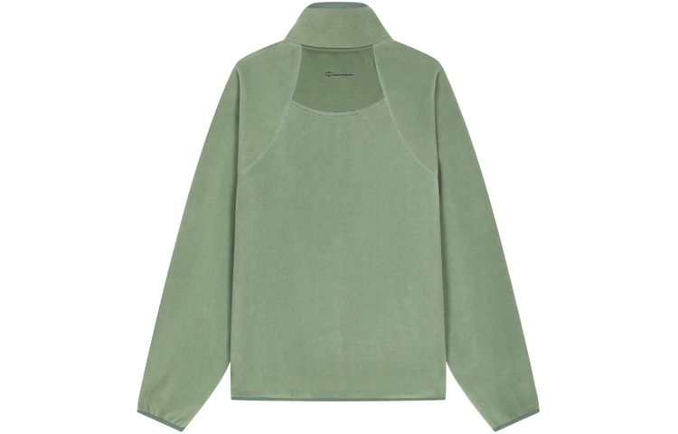 Cheap Champion FW23 Jaket Fleece Half-Zip Hitam Unisex Edisi Jepang Casual C3-Y022