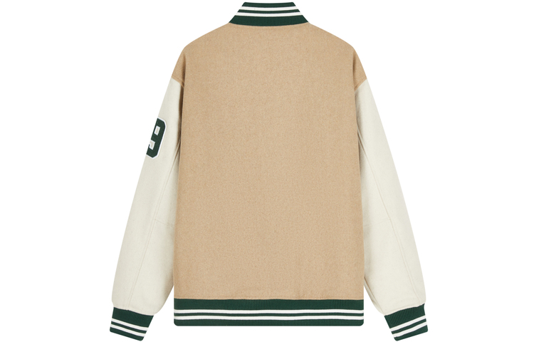 Lookbook Champion FW23 Campus Collection Thick Patchwork Varsity Baseball Jacket Unisex C3-Y606