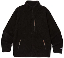 Champion FW23 Logo High Neck Zip-Up Loose Fit Jacket Black () CKJA3F323BK Champion FW23 Logo High Neck Zip-Up Loose Fit Jacket Black () CKJA3F323BK