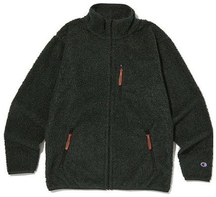 Chaqueta Verde Champion FW23 Cuello Alto Cremallera Logo Ajuste Suelto CKJA3F323E3 Buy Chaqueta Verde Champion FW23 Cuello Alto Cremallera Logo Ajuste Suelto CKJA3F323E3