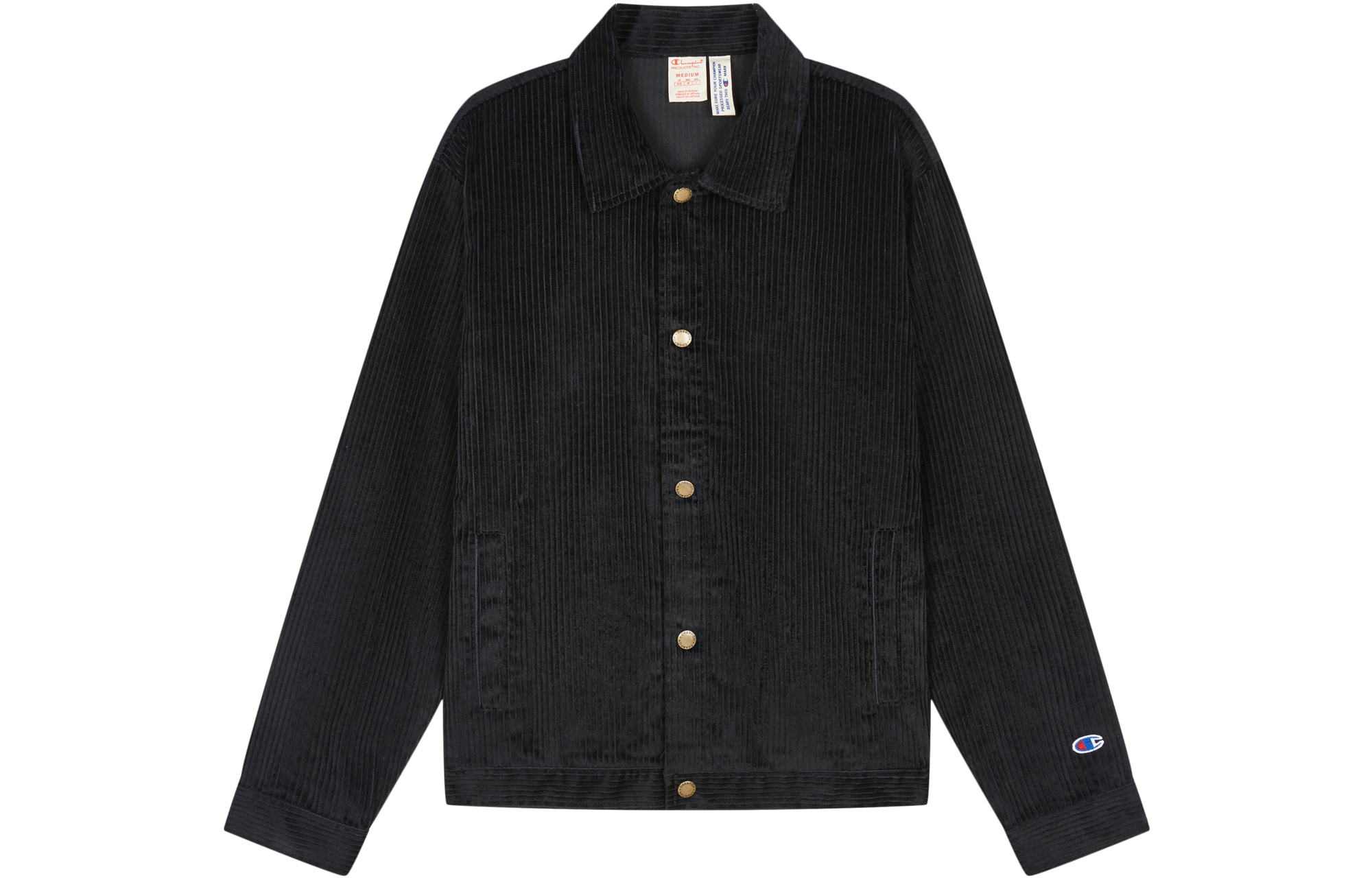 Champion FW23 Premium Corduroy Jacket Unisex Relaxed Fit Casual Outerwear EM-YOT01