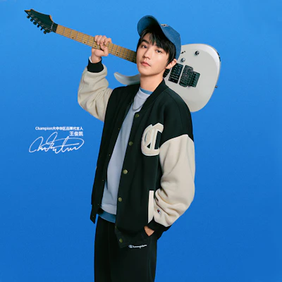 Champion FW23 Rochester Black Colorblock Baseball Jacket - Unisex Varsity Style EM-YOT05 Details for Champion FW23 Rochester Black Colorblock Baseball Jacket - Unisex Varsity Style EM-YOT05