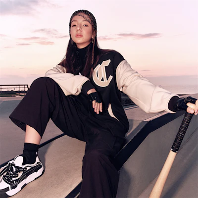 Champion FW23 Rochester Black Colorblock Baseball Jacket - Unisex Varsity Style EM-YOT05 1