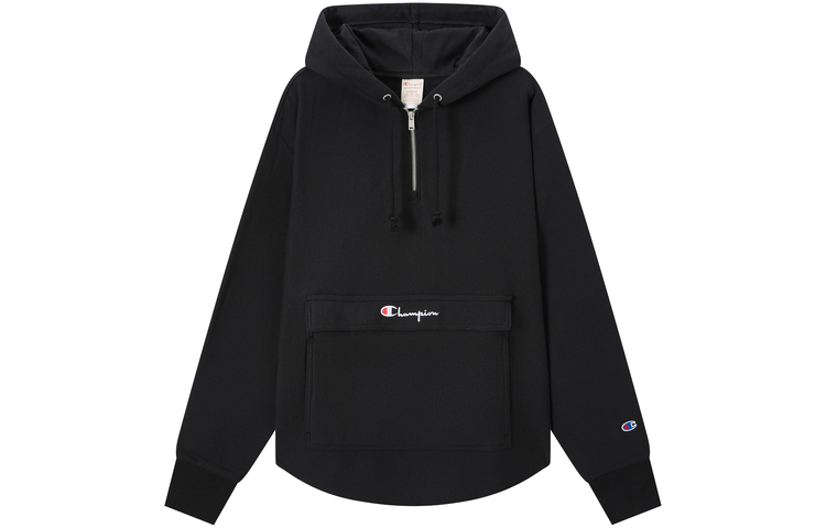 Champion FW23 Rochester Fleece Logo Embroidered Half-Zip Hoodie Unisex UM-YSW15