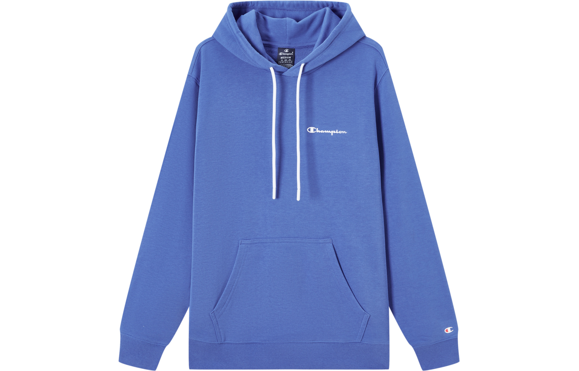 Champion FW23 Stretch Print Script Logo Pullover Hoodie Unisex European Fit EM-YSW36