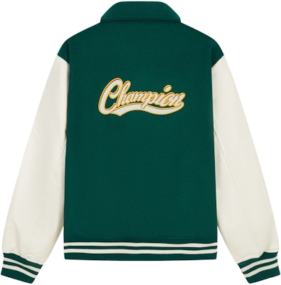 Champion 2023秋冬男女拼色字母补丁棒球羽绒夹克. UM-YDJ05 Cheap Champion 2023秋冬男女拼色字母补丁棒球羽绒夹克. UM-YDJ05