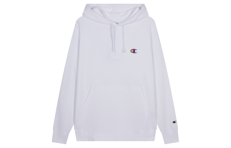 Champion FW24 BASIC Hoodie with Logo Print, Casual Unisex Sweatshirt Japan Edition U4CSWJM062