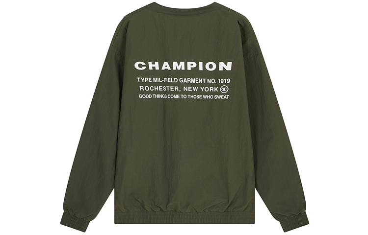 Champion FW24 Eco Utility Logo Pullover Sweatshirt Unisex Casual Style U4CSHEM003