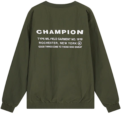 Champion FW24 Eco Utility Logo Pullover Sweatshirt Unisex Gaya Kasual U4CSHEM003 Buy Champion FW24 Eco Utility Logo Pullover Sweatshirt Unisex Gaya Kasual U4CSHEM003