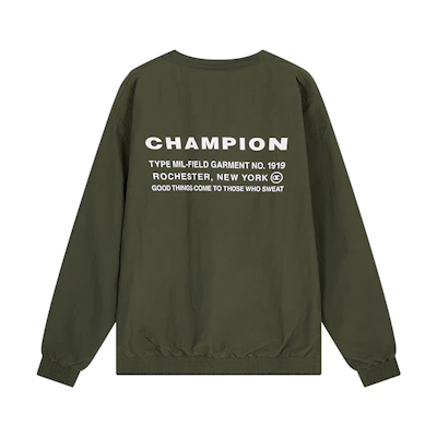 Champion FW24 Eco Utility Logo Pullover Sweatshirt Unisex Casual Style U4CSHEM003