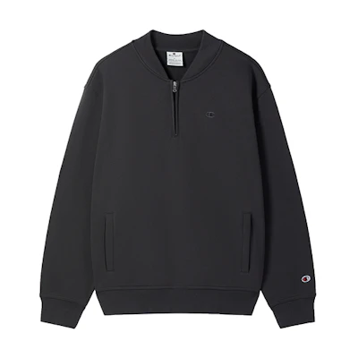 Champion FW24 Embroidered Small C-Logo Half-Zip Pullover Sweatshirt Unisex U4CSWEM018