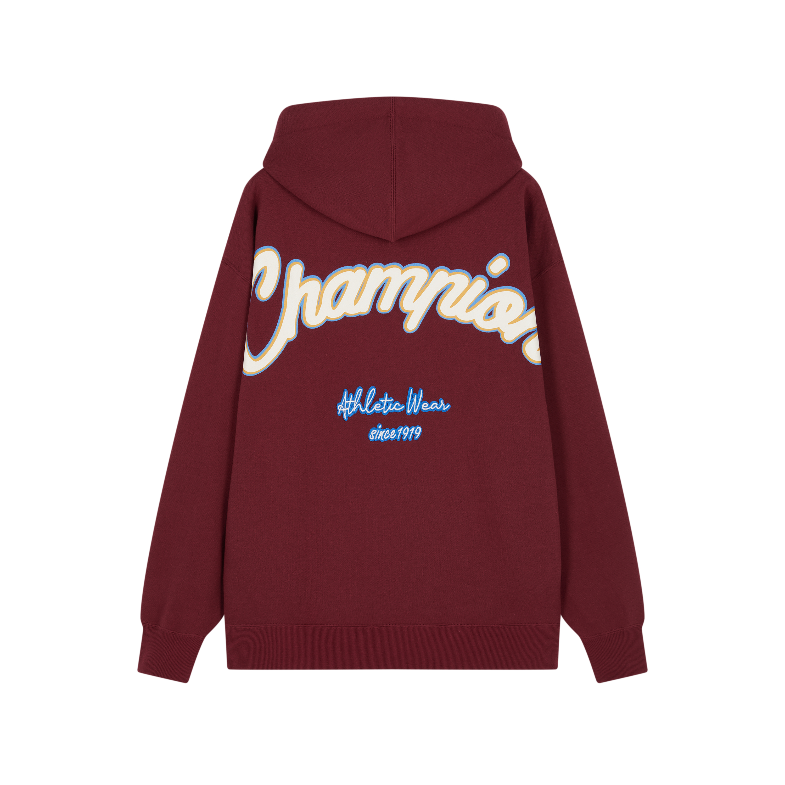 Champion FW24 Fleece Hoodie Retro Unisex Pullover Big C Logo Japan SMU 2 U4CSWSM038-1