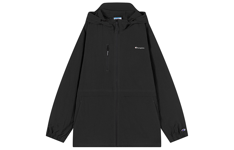 Champion FW24 HK SMU Ecom Script Logo Basic Windproof Hoodie Jacket Unisex U4COTSM021