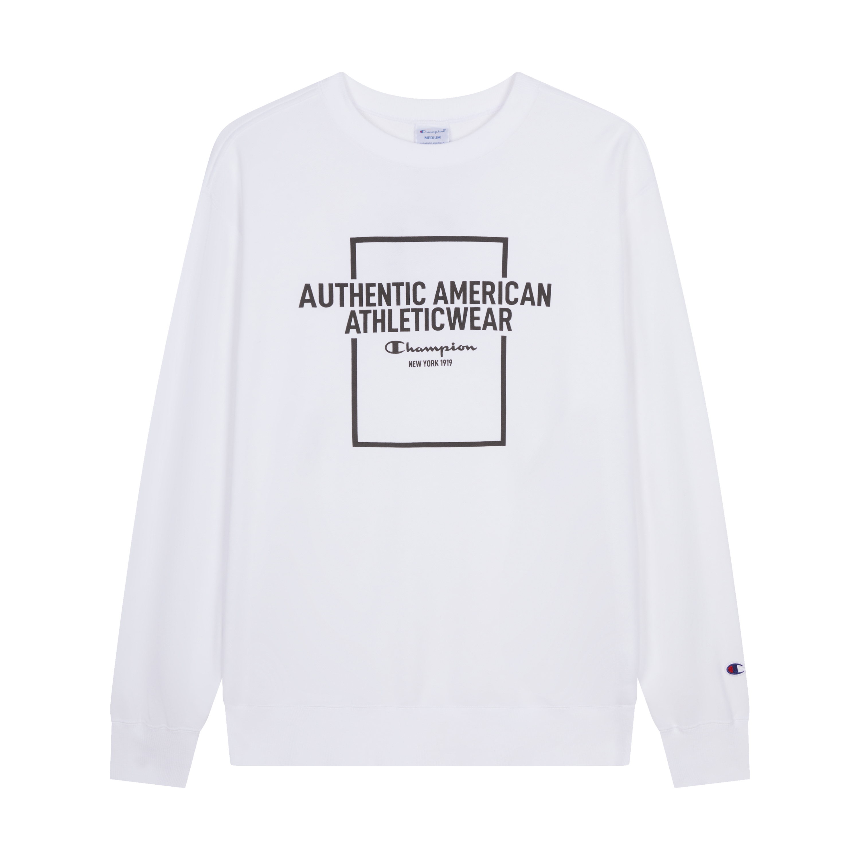 Champion FW24 Logo Print Crewneck Sweatshirt Japanese Version Unisex Casual Trendsetter U4CSWJM044