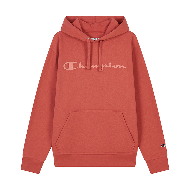 Champion FW24 Powerblend Script Logo Hoodie Casual Unisex Pullover U4CSWUM095