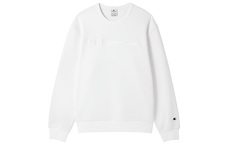 Champion FW24 Script Embroidered Logo Basic Crewneck Fleece Sweatshirt Unisex U4CSWEM017