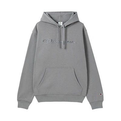 Champion FW24 Script Embroidered Logo Fleece Hoodie Unisex Casual Basic Streetwear U4CSWEM016