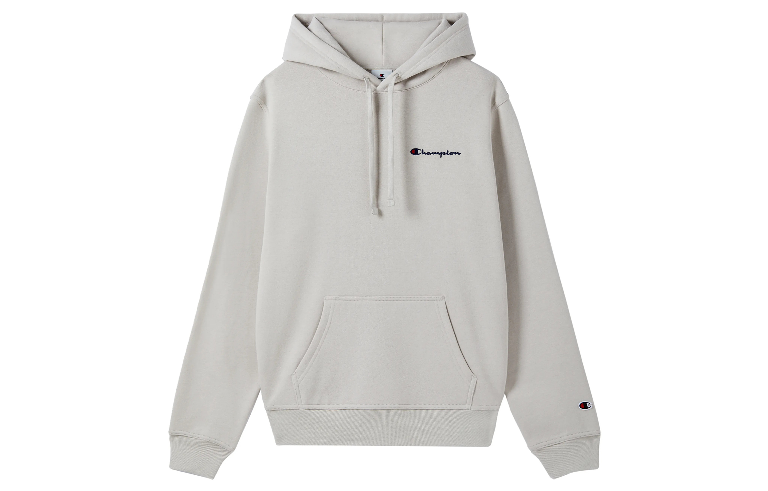 Champion FW24 Script Logo Embroidered Hoodie Unisex Casual Basic Pullover U4CSWEM012