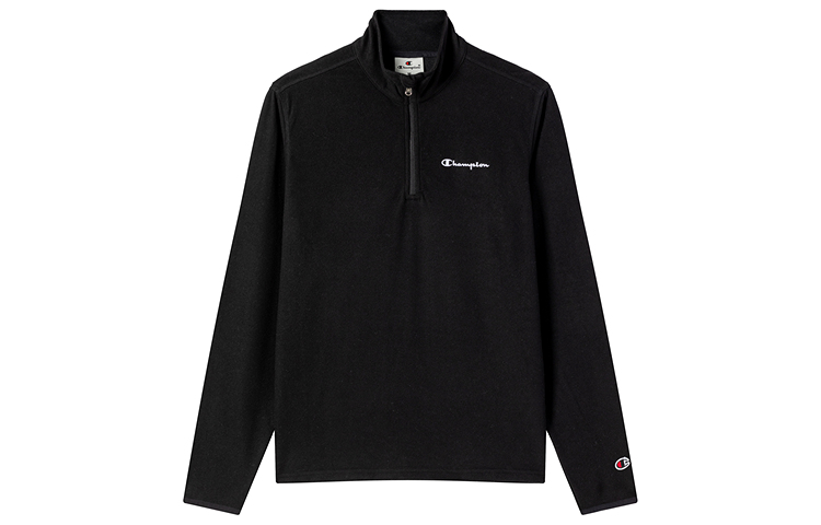 Champion FW24 Script Logo Retro Fleece High Collar Sweatshirt - Classic Fit U4CSWEM031-1