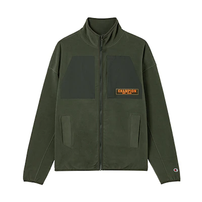 Champion FW24 Surplus Utility Fleece Jacket Embroidered Logo Unisex Casual Style U4COTUM023